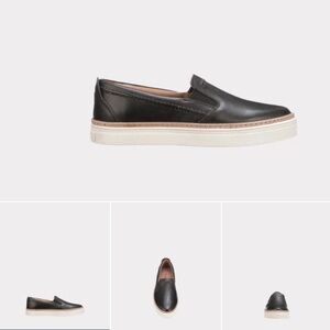 Lucchese Black Leather Loafers